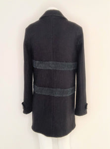 John Galliano Black Mariner Coat