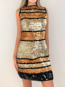 Sparkly Multi Color Sequin Dress