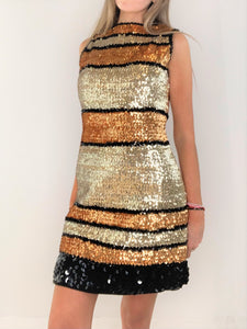 Sparkly Multi Color Sequin Dress